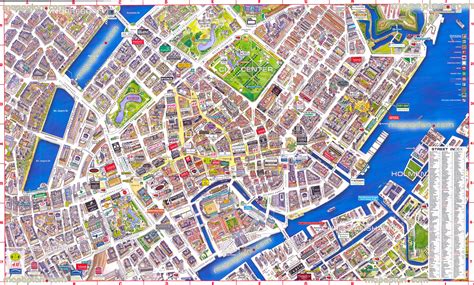 Copenhagen Map Virtual Interactive D Map Of Copenhagen Denmark