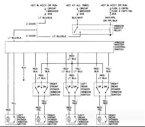 Wiring Diagram For Car Electric Windows