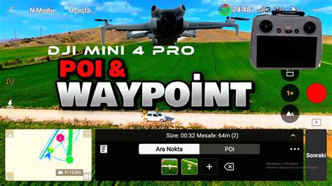 DJI Mini 4 Pro Waypoints Poı YouTube