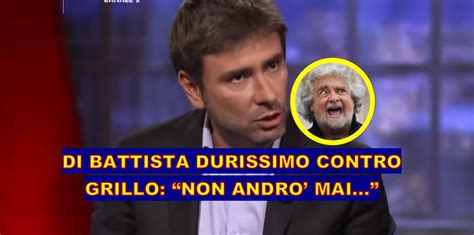 Di Battista Shock Scontri Con Grillo Divergenze Sul Governo Draghi