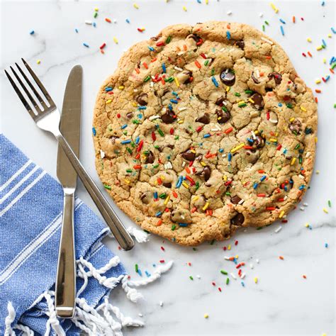 Big Giant Chocolate Chip Cookie - Our Best Bites