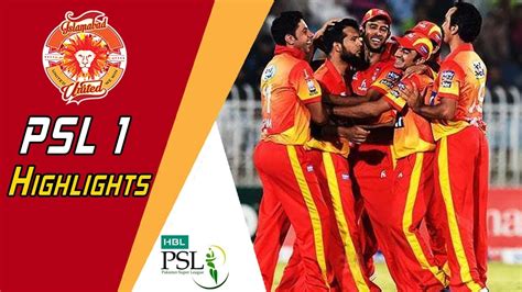 Psl Highlights Islamabad United Hbl Psl Youtube