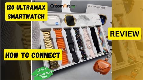 I20 Ultramax Smartwatch Suit Review How To Connect With Phone YouTube