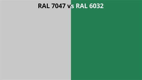 Ral 7047 Vs 6032 Ral Colour Chart Uk