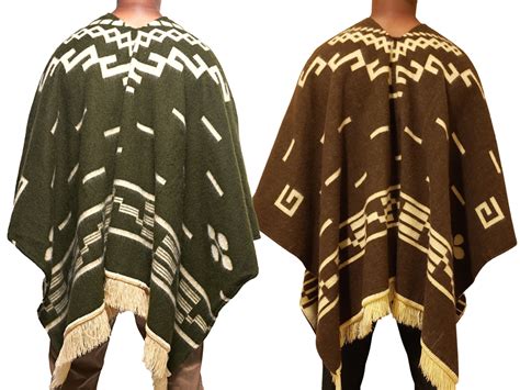 Clint Eastwood Western Cowboy Poncho Serape Replica Handmade Alpaca