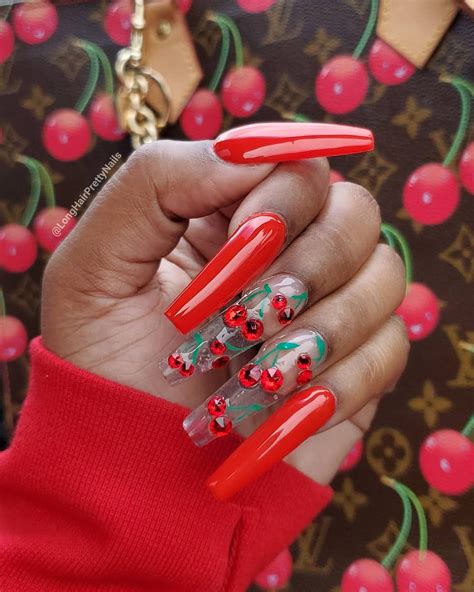 Evie Nail Blogger On Instagram “its A Cherry Thang 🍒😜 New Nail