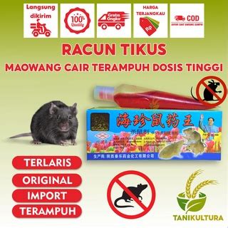 Jual Racun Tikus Mao Wang Cair Original Hologram Obat Tikus Ampuh Mati