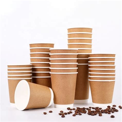 Bulk Oz Double Wall Paper Cup Perfect For Serving Tea Hot Drinks