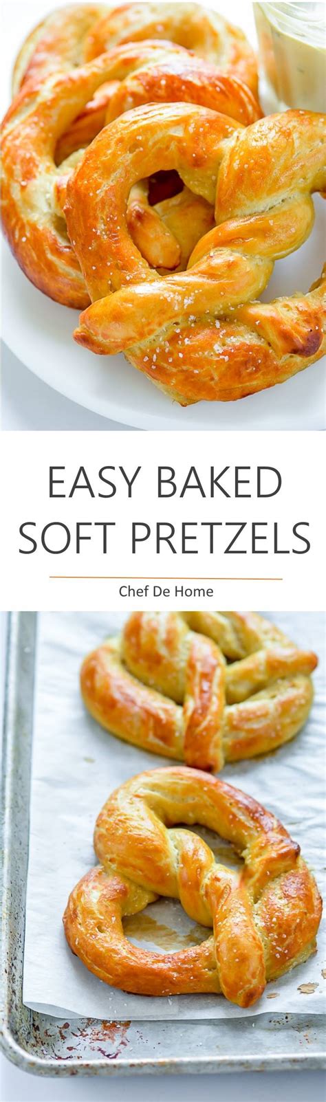 Easy Homemade Soft Pretzels Recipe ChefDeHome