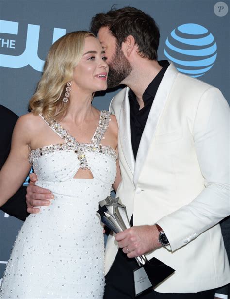 Photo Emily Blunt Et Son Mari John Krasinski La Press Room De La