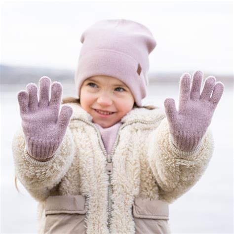 Cashmere Wool Gloves For Kids Merino Wool Toddler Baby Soft Warm Gloves