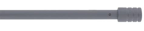 Tringle vitrage extensible 70 110cm embout cylindre D10 gris Bricomarché