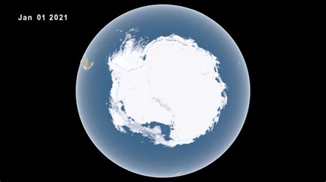 NASA SVS Daily Antarctic Sea Ice By Year