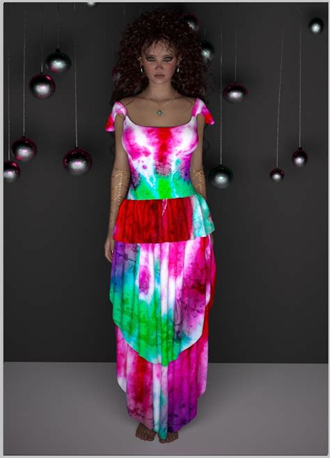 Dforce Flower Dress G8f Daz 3d