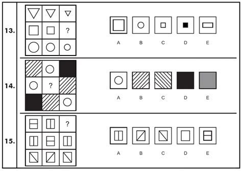 Plus Non Verbal Reasoning Matrices Paper Piacademy Tutors