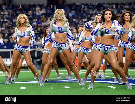 December 29th 2019dallas Cowboys Cheerleaders Perform During An Nfl Football Game Between The