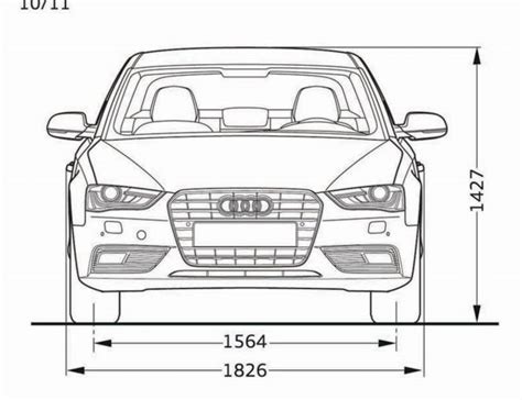 Audi A B Abmessungen Technische Daten L Nge Breite H He