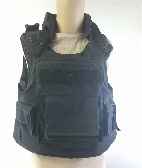 Police SWAT Armored Tactical Vest Black 1990s 2000s - Hangar 19 Prop ...