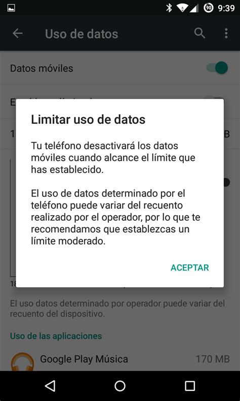 Cómo Limitar Y Bloquear Los Datos Móviles En Android 5