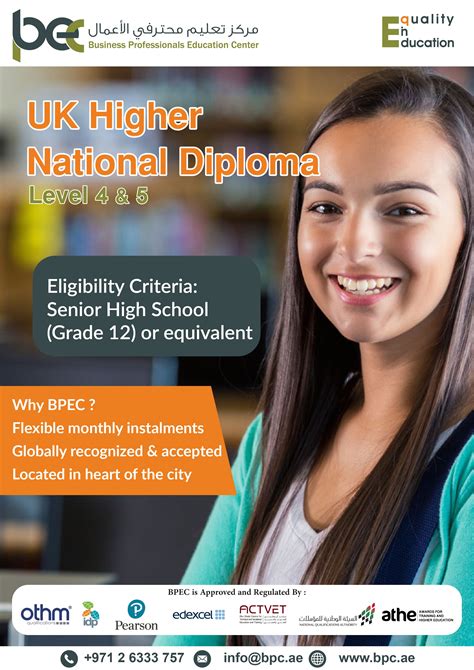 Uk Higher National Diploma Level 4 And 5 Diploma Ielts National