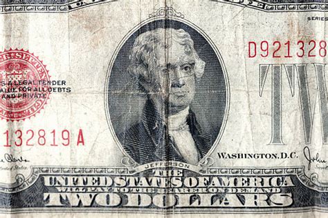 Thomas Jefferson 2 Dollar Bill Stock Photos, Pictures & Royalty-Free ...