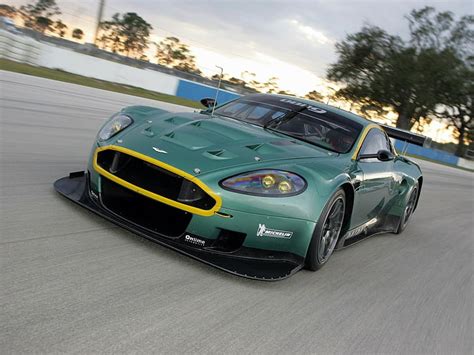 Aston Martin Dbr9 2005 Verde Vista Frontal Estilo Coches