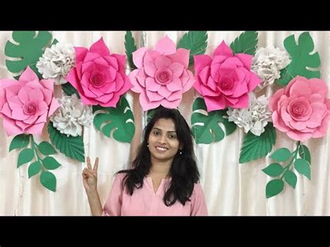 Paper Flowers Diy Backdrop | Best Flower Site