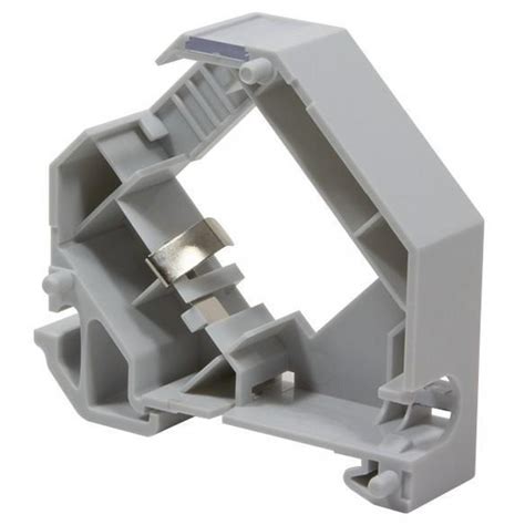 Grounded Plastic Expandable Keystone Adapter For Din Rail Rack