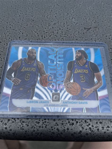 2022 23 Donruss Optic Optical Illusions 3 Lebron James Davis LAKERS EBay