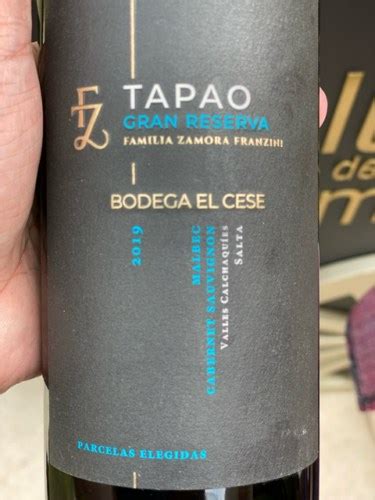 2019 Bodega El Cese El Tapao Gran Reserva De Familia Malbec Vivino US