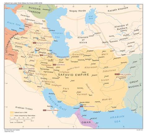 Safavid Empire History Religion Map Founder