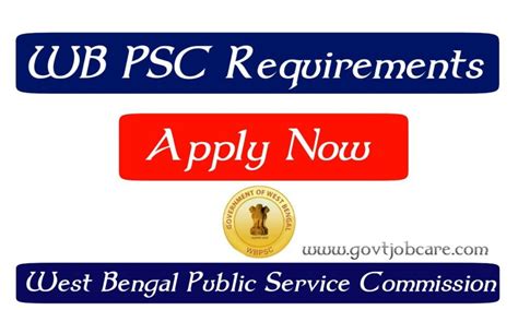 Wbpsc Recruitment West Bengal Public Service Commission Recruitment