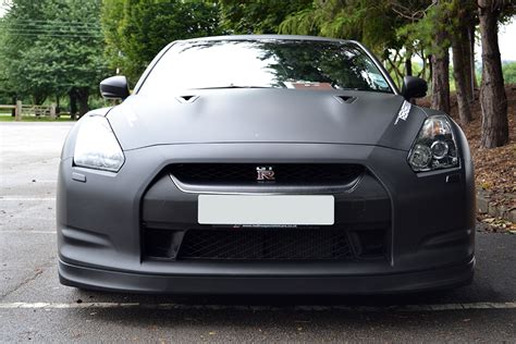 Nissan GT R Wrapped In Matte Black Reforma UK