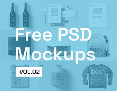 Free PSD Mockups Vol.02 on Behance