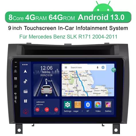 Dab F R Mercedes Benz Slk R Android Autoradio Carplay