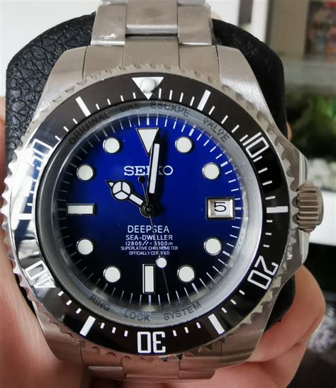 Seiko Deepsea Sea Dweller Mod Top Tier Mens Fashion Watches