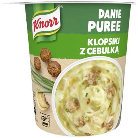 Knorr Puree Klopsiki Z Cebulk G Oficjalne Archiwum