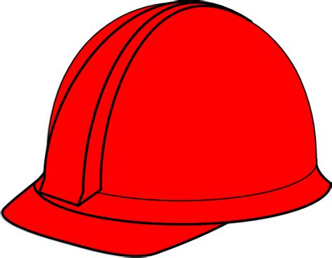 Red Hard Hat Clip Art at Clker.com - vector clip art online, royalty ...