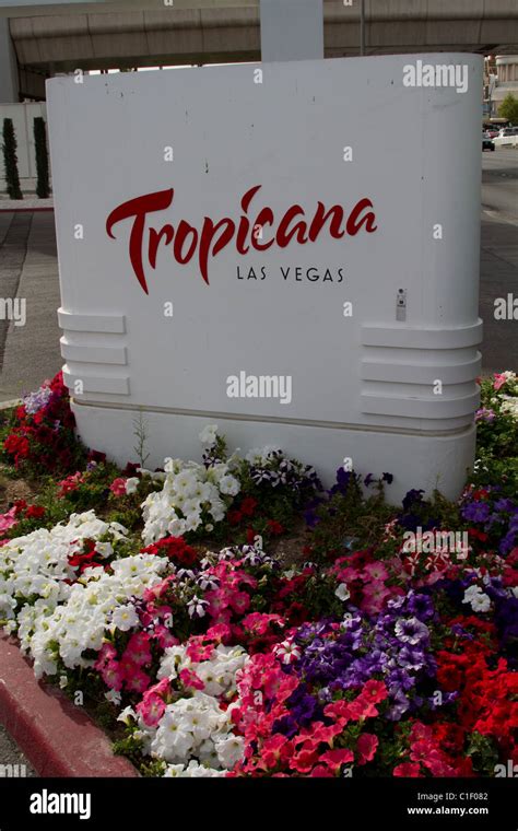 Tropicana Las Vegas Strip Hotel Stock Photo Alamy