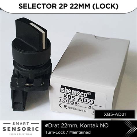 Jual Selector Switch XB5 AD21 22mm BD21 2 Posisi Shemsco Schneider