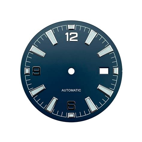 Esfera De Reloj Est Ril Azul De Mm Para Hombre Movimiento Nh