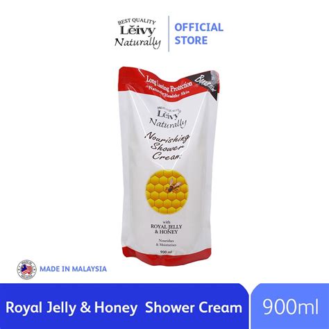 Jual Leivy Naturally Nourishing Shower Cream Royal Jelly Refill Ml