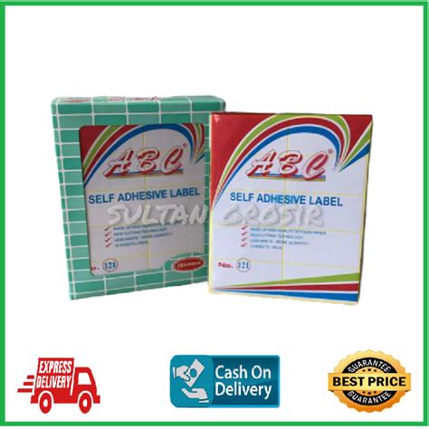 Label Abc Stiker Label Self Adhesive Label Undangan Lazada Indonesia