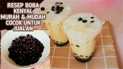 Resep Brown Sugar Boba Milk Ll Super Duper Kenyal Mudah Murah