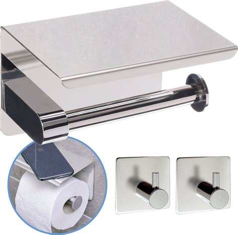 Sanics Wc Rolhouder Zilver Toiletrolhouder Zonder Boren Wc Papier