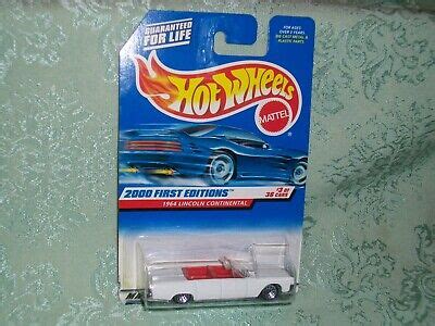 2000 Hot Wheels First Editions 3 36 64 LINCOLN CONTINENTAL White 063 EBay