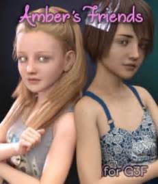 Amber S Friends Awkward Age D Models For Daz Studio And Poser