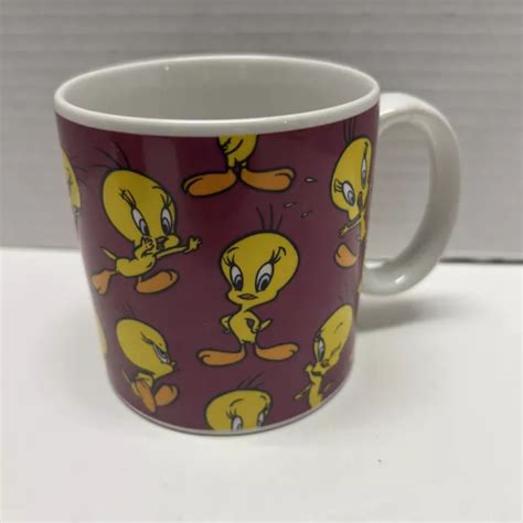 Vintage Tweety Bird Warner Bros Looney Tunes Coffee Mug Tea Cup