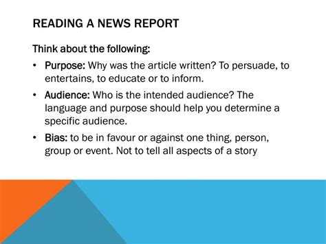 Ppt How To Write And Read News Reports Powerpoint Presentation Id2816235