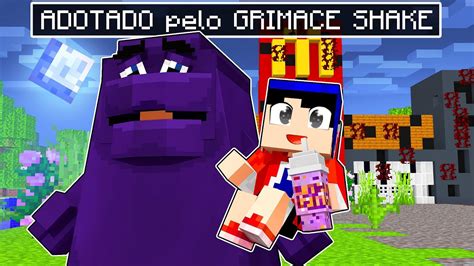 Fui Adotado Pelo Grimace Shake No Minecraft Youtube